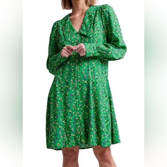 Y.A.S. Wide Collared shirt dress - Picture 3 of 4